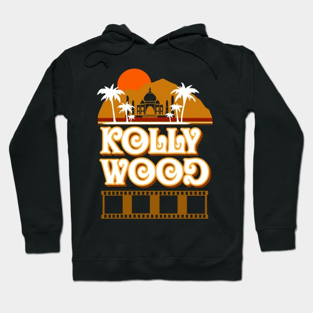 Retro Kollywood Tamil Movie Vintage Aesthetic Hoodie by panco